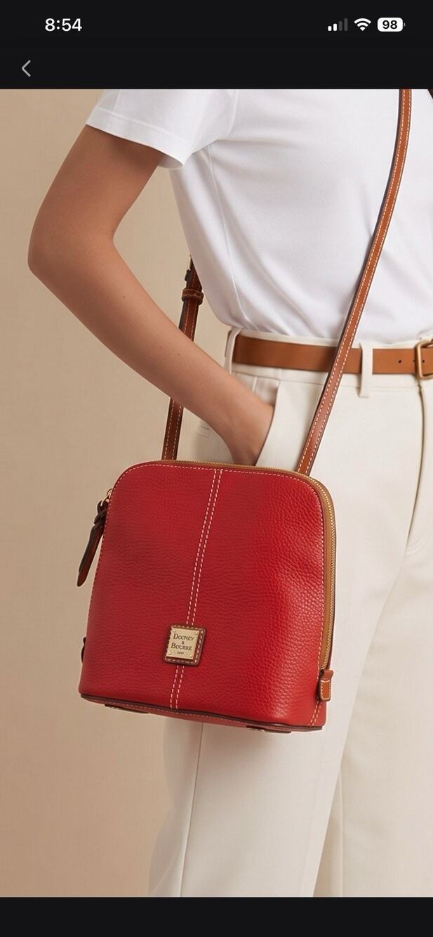 Dooney & Bourke Pebble Leather Crossbody - Trixie Bag